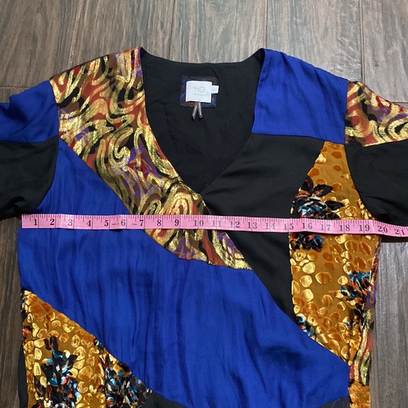 HD in Paris colorblock dress size 8 - Picture 5 of 9